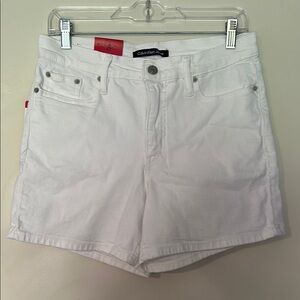 Calvin Klein Women's White Denim Shorts